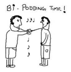 Bi-Podding Time,ipod,music sharing,mp3 player share,insane,urban slang