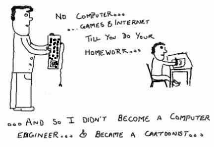 Cartoonist, Computer Engineer, Humor, Funny, Cartoon, comic