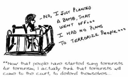 Sue the terrorists,bin laden, al qaeda, 9/11, subway blast,terrorism