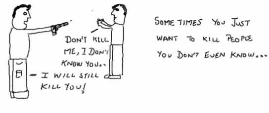 Killer Instinct,Humans Barbarians,aggression,insane,survey