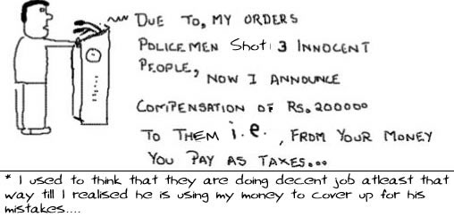 My Mistakes your money, Politicians, compensation, decisions