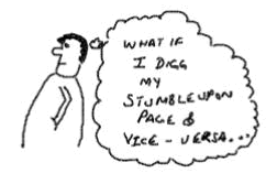 Digg the Stumbled,passing thought cartoon,stupid,insane