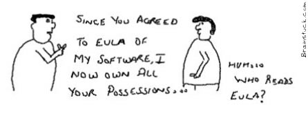 EULA,End User License Agreement,I Accept, 