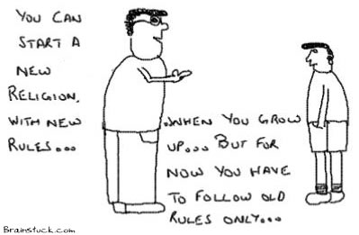 New Religion New Rules,Old superstitions,religious superstitious