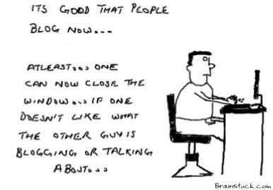 Escaping something un-interesting,Blogging is good