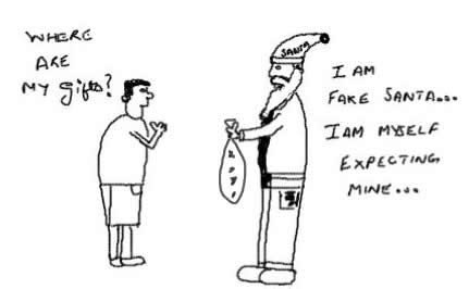 Fake Santa,Xmas,Christmas,Santa Claus,Gifts