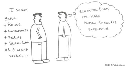 HR got Expensive,Economic Boom and Employment