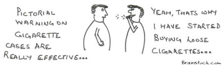 Pictorial Warning on Cigarettes,Statutory warnings