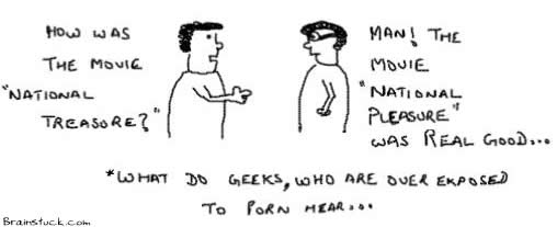 National Pleasure or National Treasure,Geek Porn,Adult,Pr0n,Over Exposure to Adult content,Movie Reviews