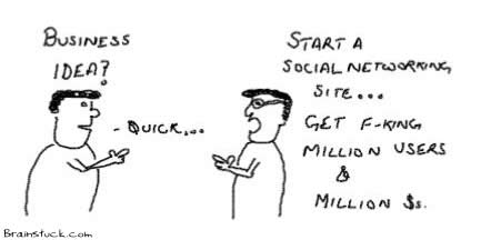 Social Networking Idea, Social networks, Website,Web 2.0, Social Invitations, Million Users Hits, IT Bubble