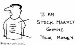Stock Market T-Shirt,  Loss, Money, Money Market, Global Indices, Sensex, Dow Jones, Nasdaq, Nifty, Cartoons