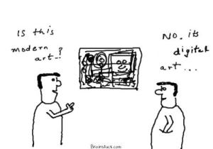 Is this modern art, no i think its digital art,cartoon,cartoons on tablet pcs,Toshiba M700