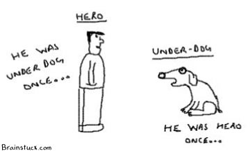 Hero is underdog is hero,Public figure,webcomic