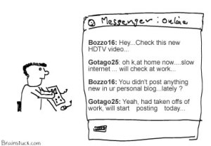 Internet at work,Misuse of internet, Checking web videos at office, NSFW