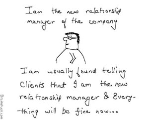 New Relationship manager, Management cartoons