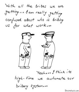 Automate our bribery system