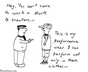 Performance Wear - Work/Office cartoons