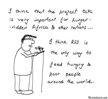 Project OLPC One Laptop Per Child for Hunger ridden nations - World Hunger Problem