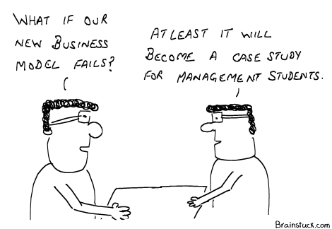 A Case Study for Management Students, Cartoons, Business Cartoons,