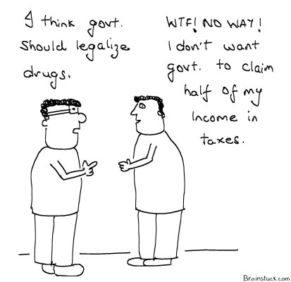 Legalize Marijuana, Drugs, Illegal Drug Trade, Insane Cartoon