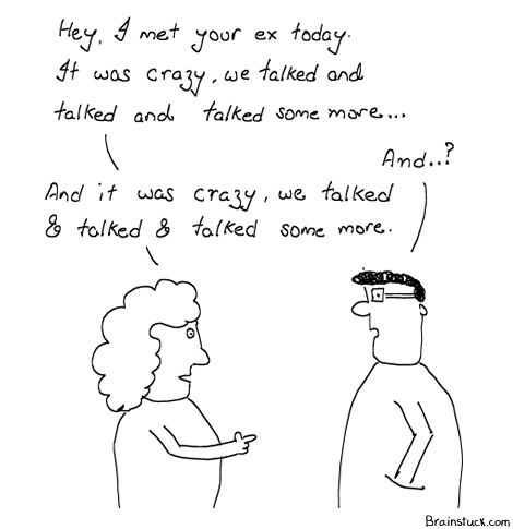 Ex-Girlfriend, GF, How to make your ex jealous ? , Conversations, People, Comics