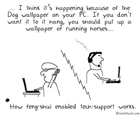 Feng Shui, Vaastu, Chinese Tech Support, Technology, God, Science , PC, BSOD, Blue Screen of Death, Software, OS, Chi