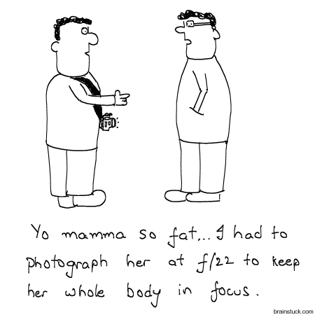 Yo Mamma, Yo Momma, Aperture F 22, Photographer, DSLR, Camera, Photography Jokes, whattheduck, People, Cartoons, Comics, Anshul Maheshwari